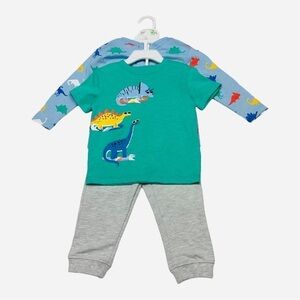 Little Me Dino Shirt and Pants Set Size 18 Months